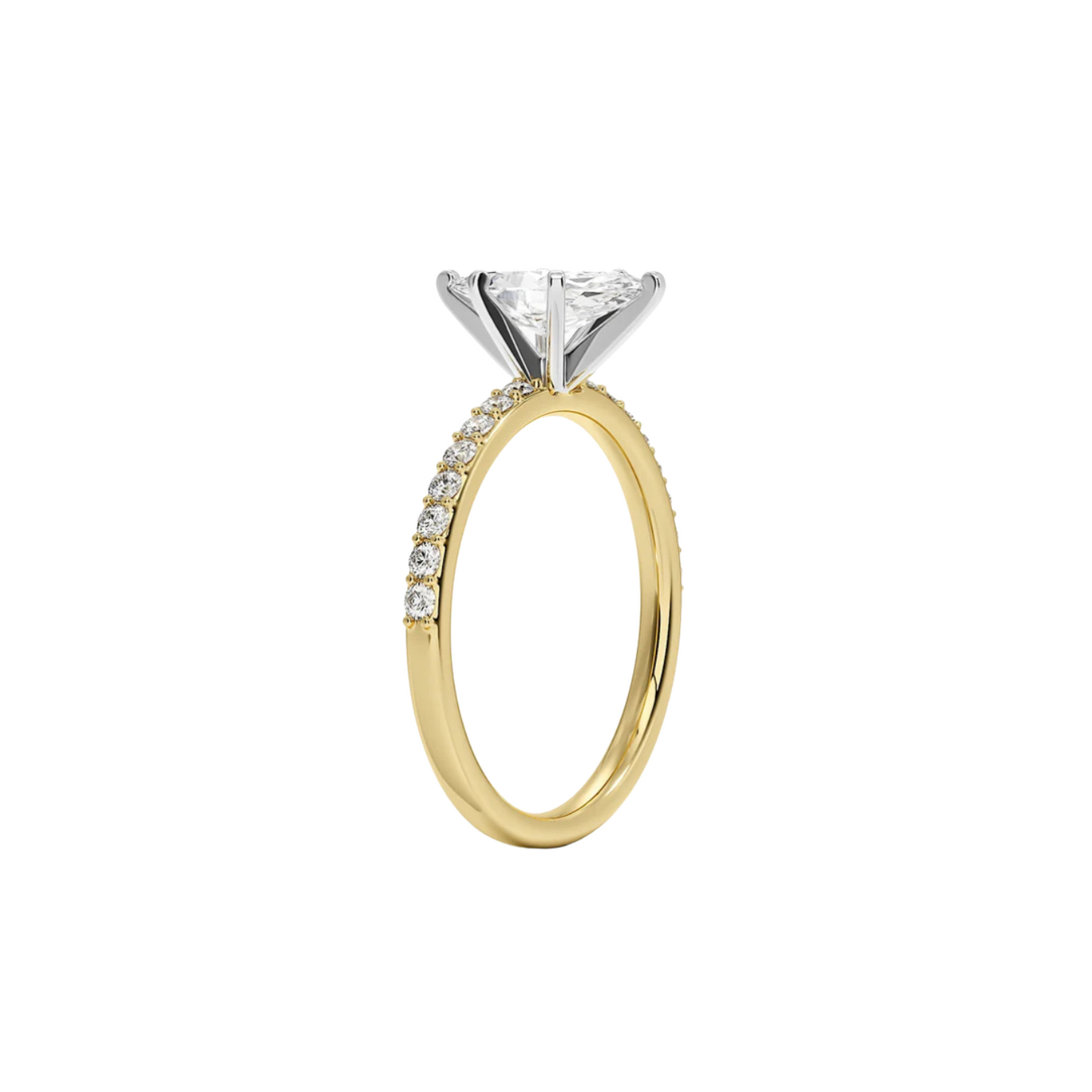 Endless 1.8mm Pavé Anillo en Oro 18K